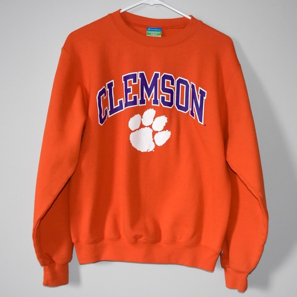 (SOLD) Clemson Orange Sweatshirt - S - Picture 2 of 4